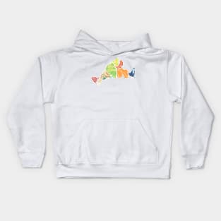 map of martha&#39;s vineyard Kids Hoodie